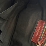 Balenciaga Maroon Classic City Mini Leather Gold Hardware Bag
