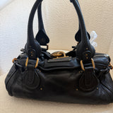 Chloe Black Paddington Leather Handbag
