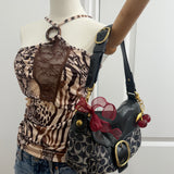 Denim Coach Soho Bleeker Bag