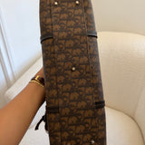 Brown Dior Romantique Trotter Hand Bag