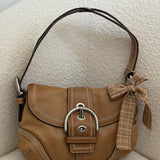Coach British Tan Leather Mini Soho Bag