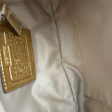 Rare Coach Navy Optic Lurex Clipped Shoulder Bag