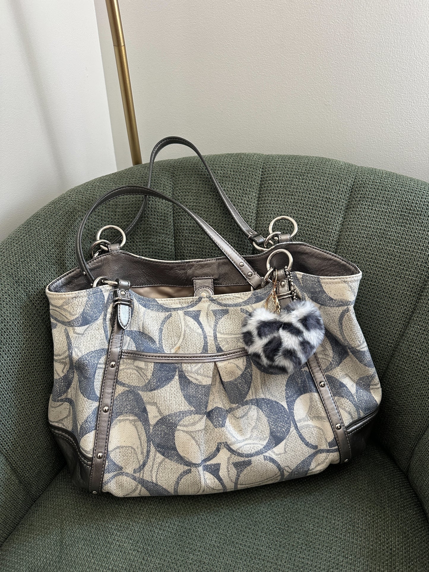 Coach Blue Denim Tote Bag