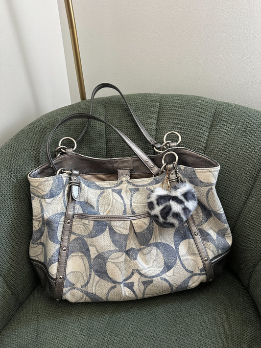 Coach Blue Denim Tote Bag