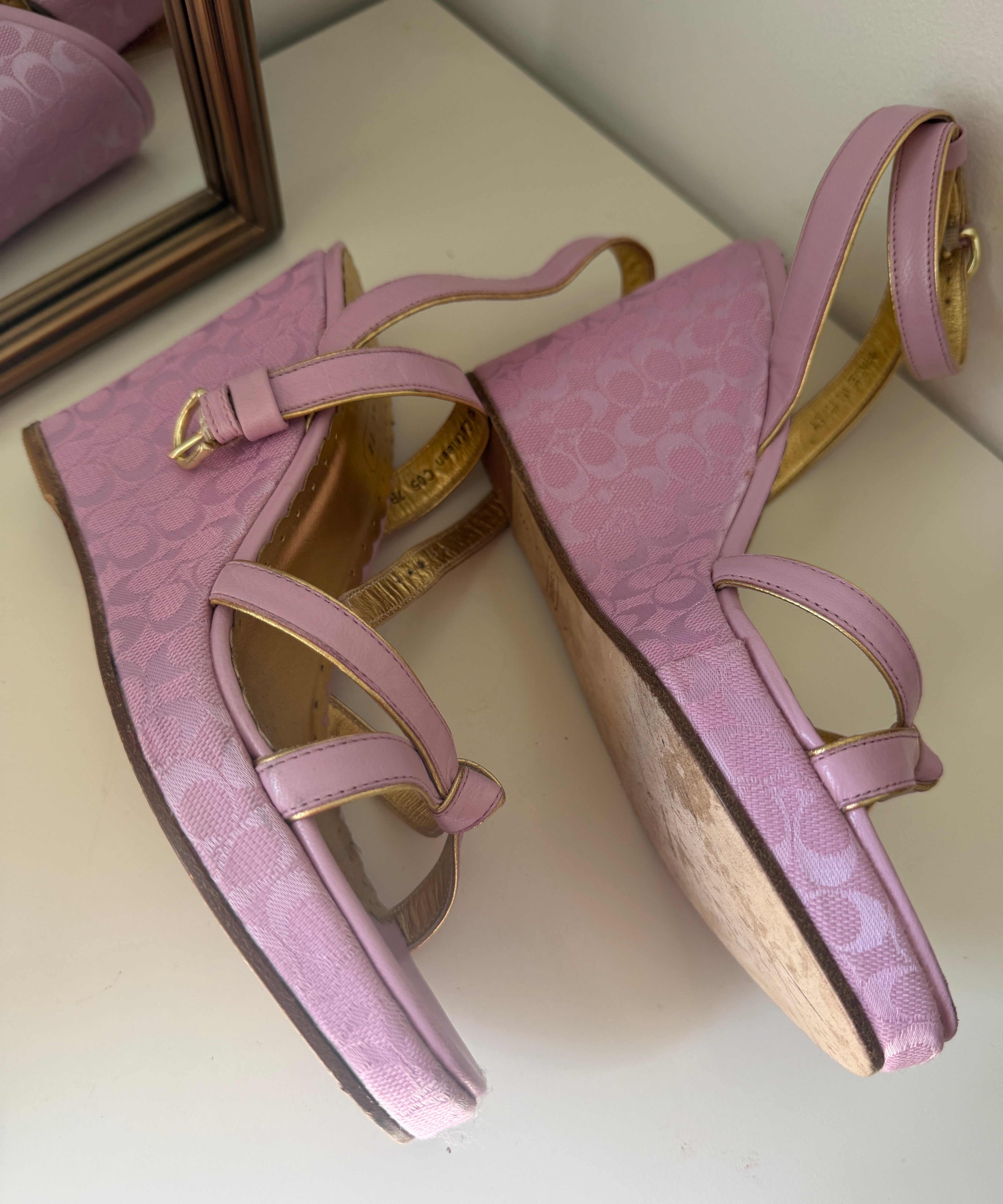 Coach Peep-Toe Cathleen Wedges (7)