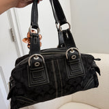 Black Coach Soho Mia Satchel Bag