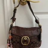 Chocolate Brown Coach Mini Soho Bleeker Bag