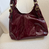 Coach Patent Red Maggie Bag