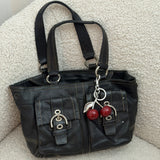 Coach Black Leather Soho Tote Bag