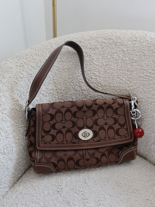Coach Brown Hamptons Shoulder Bag