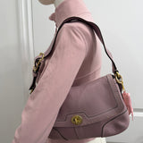 Coach Lilac Turnlock Shoulder Bag