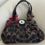 Black Optic Signature Coach Garnett Turnlock Bag