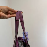 Coach Purple Op Art Ashley Carry-All Bag