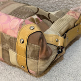 Coach Pink Patchwork Carly Bag