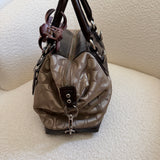Brown Coach Signature Ashley Bag