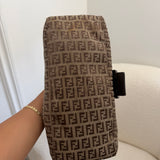 Fendi Signature Brown Mamma Baguette Bag