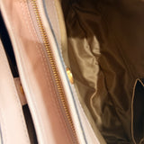 Coach Pink Leather Eyelet Maggie Shoulder Bag