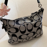 Coach Grey Poppy Shoulder Bag