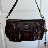 Coach Plum Patent Leather Madison Mini Bag