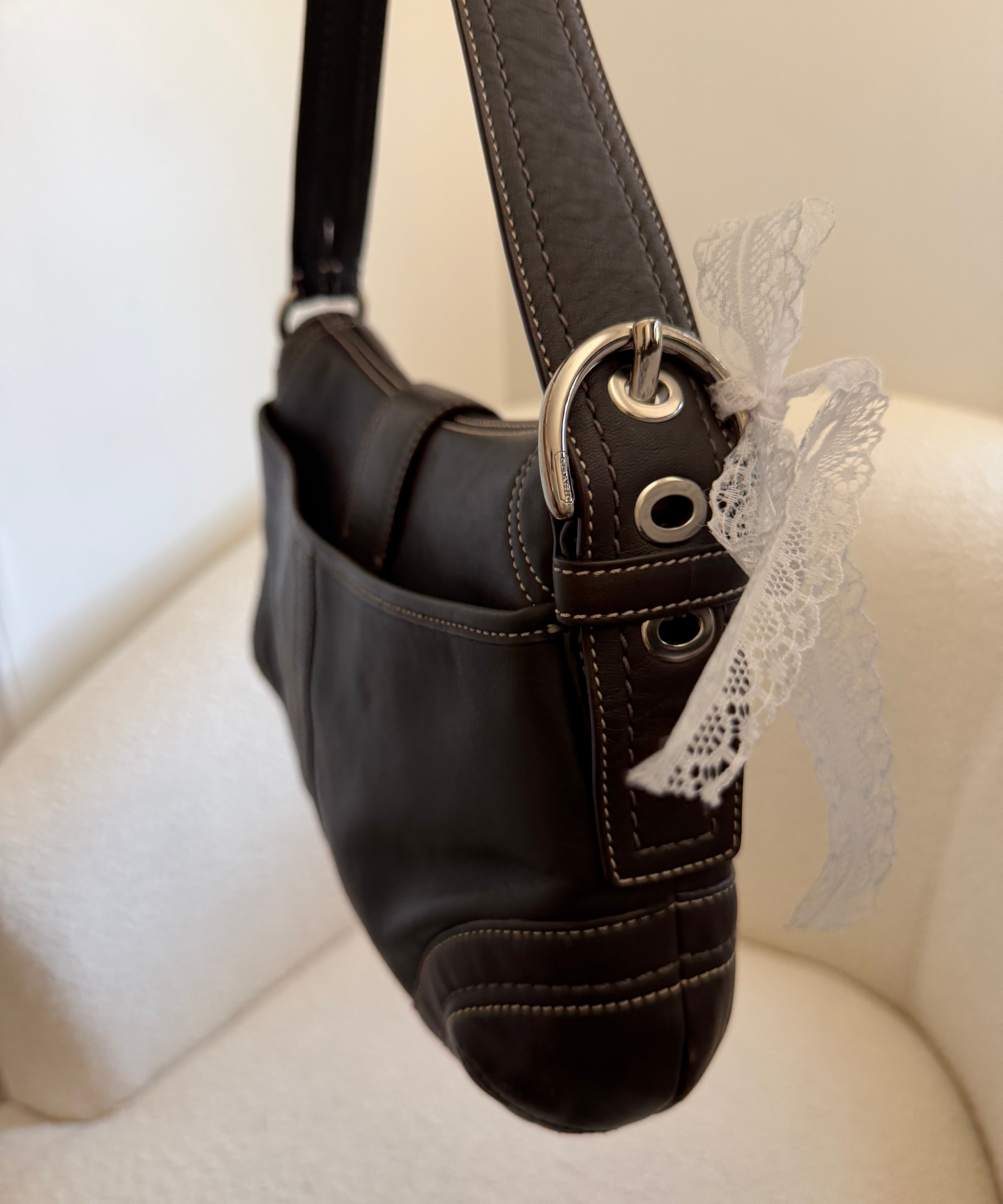 Coach Brown Leather Large Soho Bag