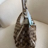 White Gucci D-Ring Shoulder Bag