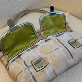 Rare Coach Poppy Multicolored Plaid Madras Bag