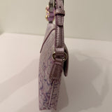 Coach Lilac Purple Optic Lurex Shoulder Bag Set