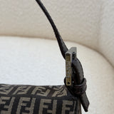 Navy Fendi Zucca Baguette FF Shoulder Bag