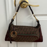 Brown Fendi Zucca Shoulder Bag
