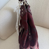 Rare Coach Burgundy Campbell Hobo Bag
