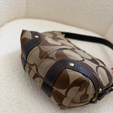 Brown Canvas Small Carly Bag