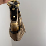 Rare Coach Suede Studded Mini Hobo Bag