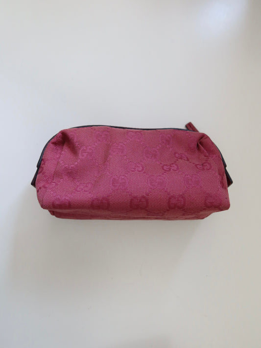 Pink Gucci Cosmetic Case