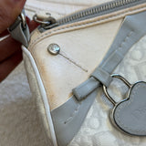 White Dior Romantique Barrel Bag