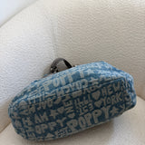 Coach Denim Poppy Signature Tote Bag
