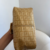 Fendi FF Gold Mini Mamma Baguette Shoulder Bag