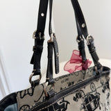 Coach Grey Carriage Tote Bag