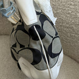 Coach Navy Signature Ergo Bag