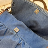 Fendi Chef Denim Shoulder Bag