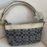 Coach Denim Signature Legacy Duffle Bag