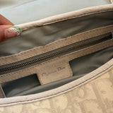 White Dior Romantique Barrel Bag
