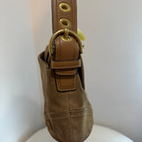Coach Khaki Suede Large Soho Bag
