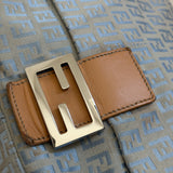 Fendi Signature Light Blue Mamma Baguette Bag