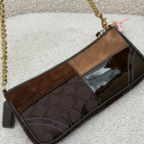 Coach Holiday Patchwork Shoulder Bag