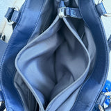 New Coach Navy Signature Tote Bag