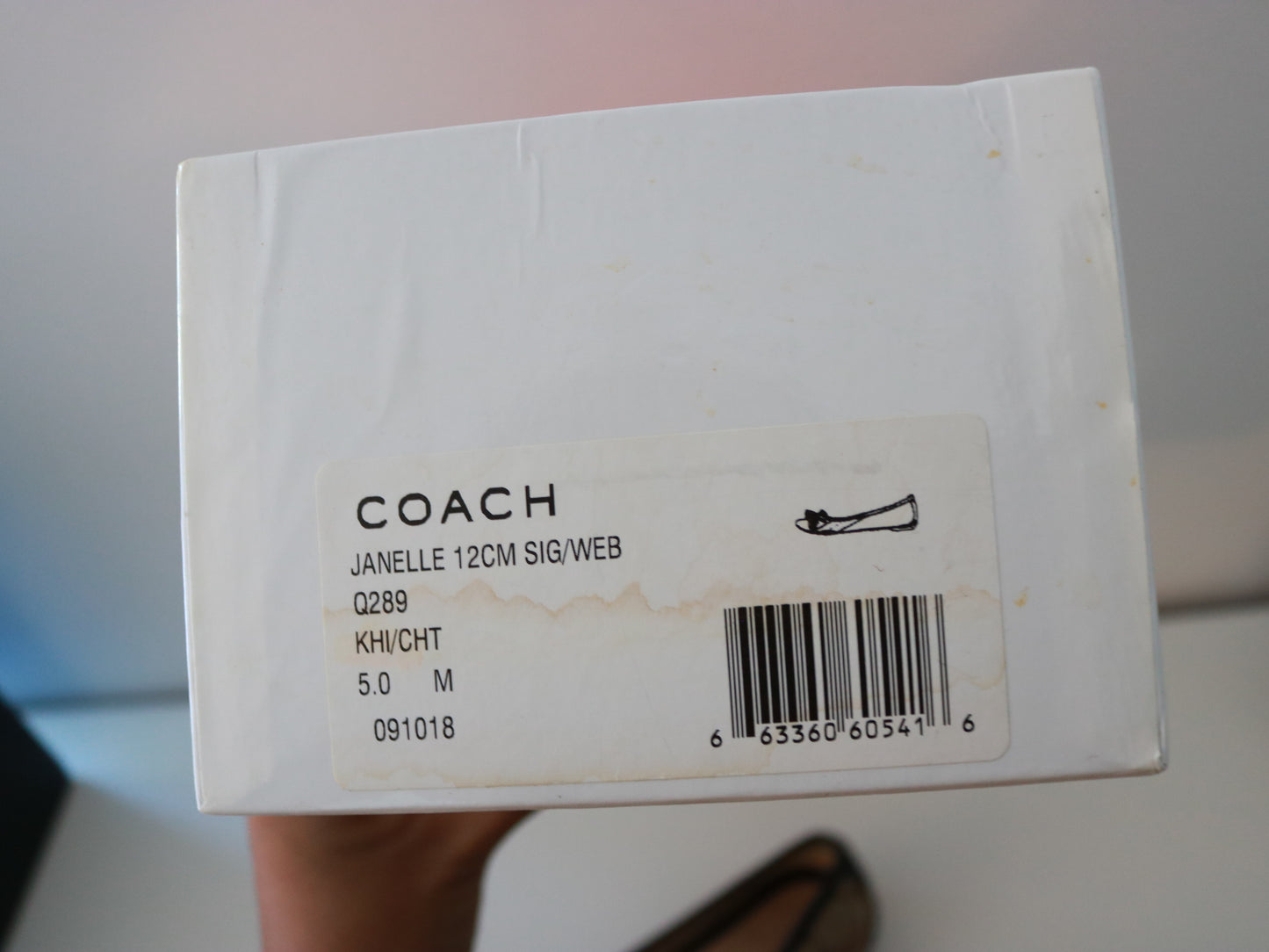 Coach Leopard Calf-Hair Ballet Flats (Size 5)