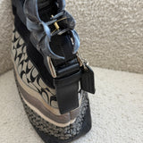 Coach Black Signature Patchwork Legacy Duffle Bag
