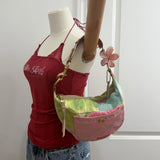 Coach Spring Patchwork Hobo Shoulder Bag