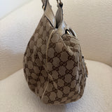 Beige Gucci GG Sukey Tote Bag