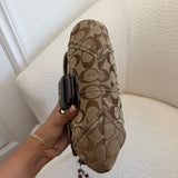 Coach Brown Canvas Mini Braided Soho Bag